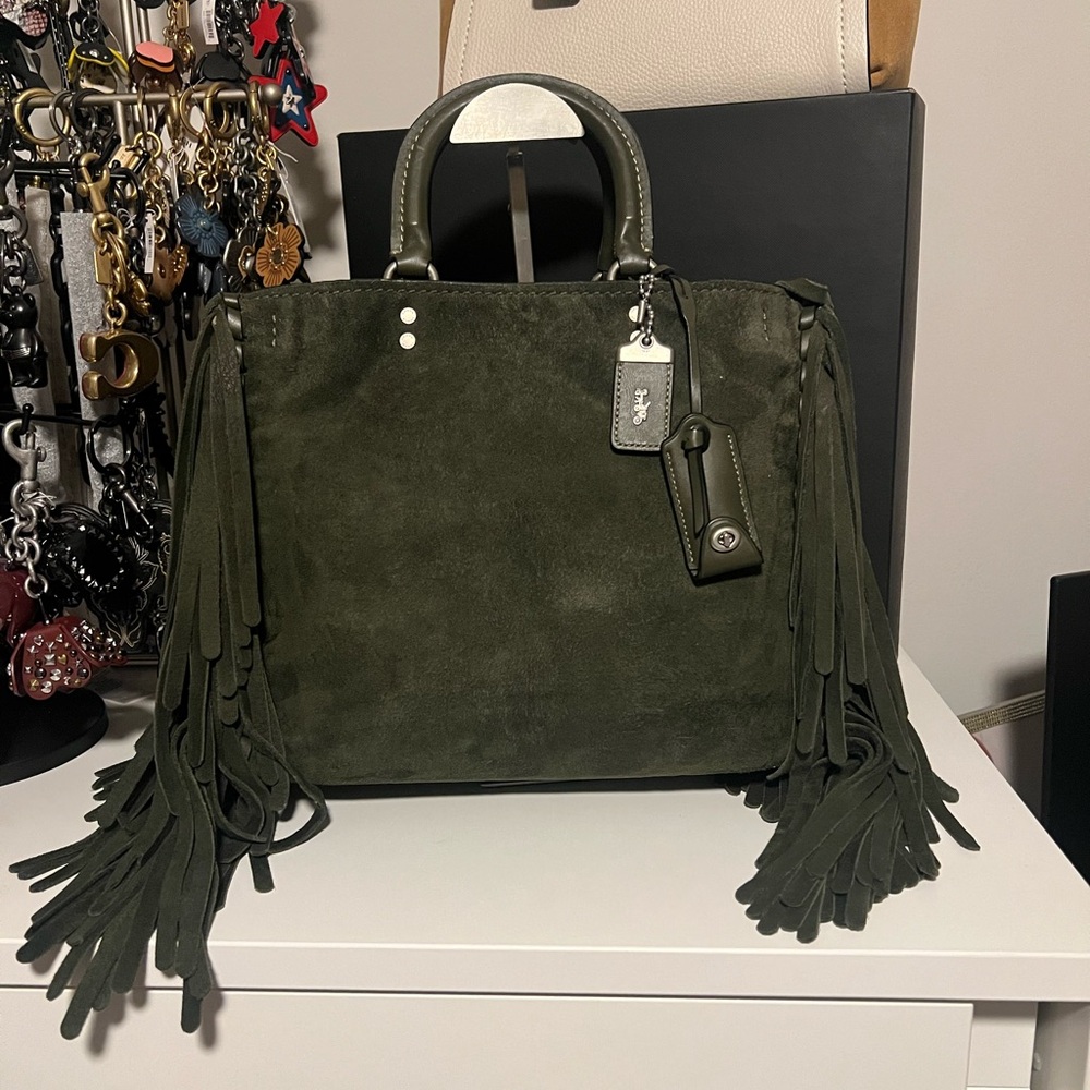 ‼️SOLD‼️ COACH Suede Fringe Rogue